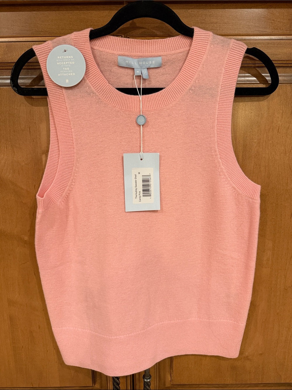 Hill House Candy Pink Audrey Wool Shell Tank Top